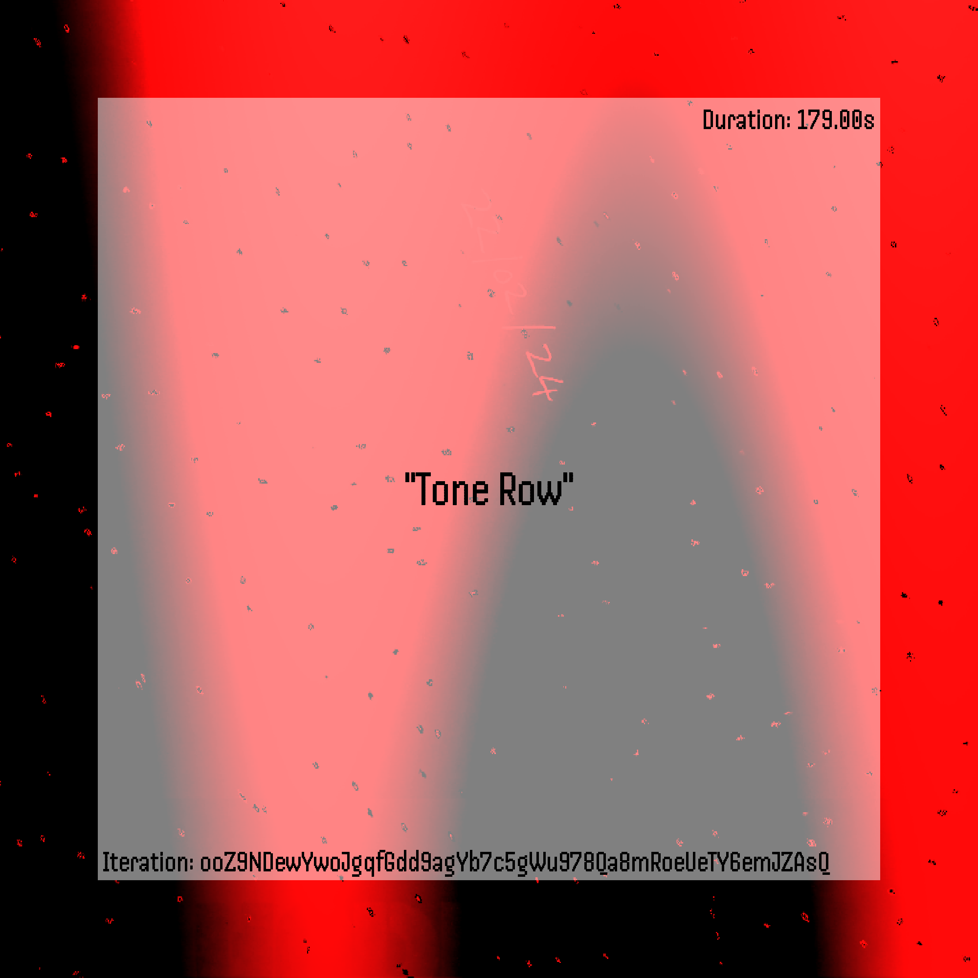 Tone Row #37 static NFT preview