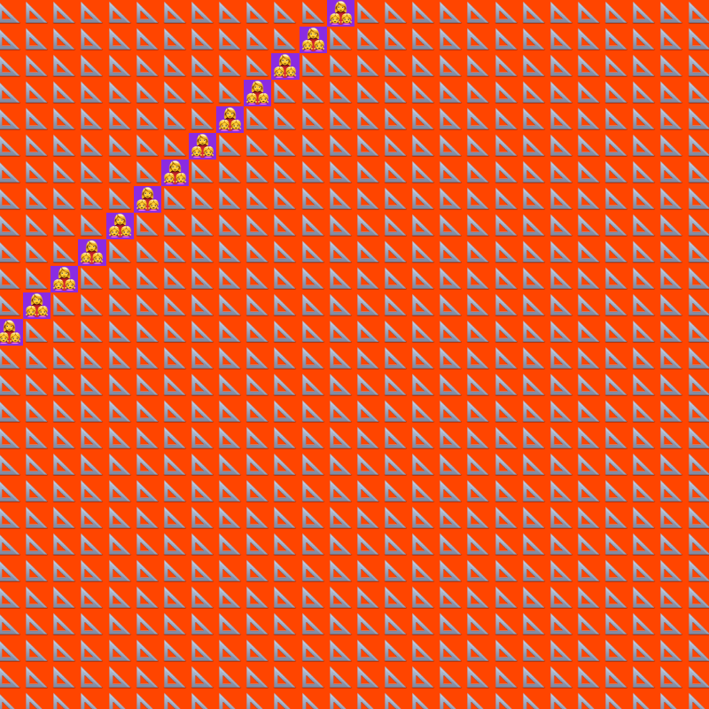 Elementary Cellular Emoji Automata #13 static token preview