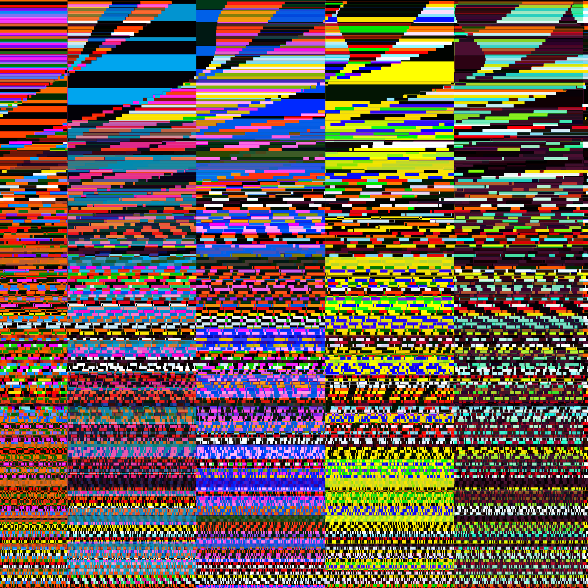 Glitchometry Stripes #31 static token preview