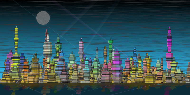 Fictional Cityscapes #57 static token preview