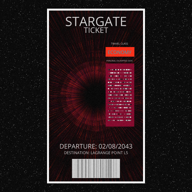 Stargate Ticket | Reboot #8 static token preview