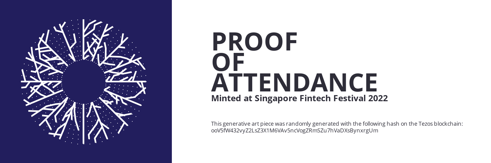 SFF2022 Proof of Attendance Token #370 static token preview