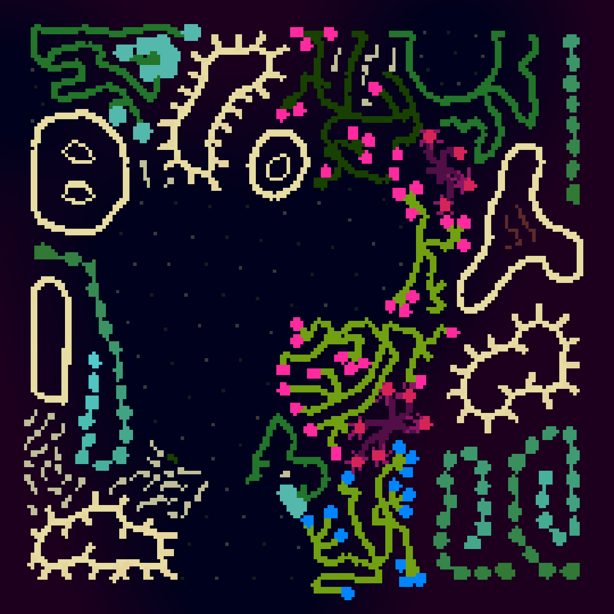 spaceplant #251 static NFT preview