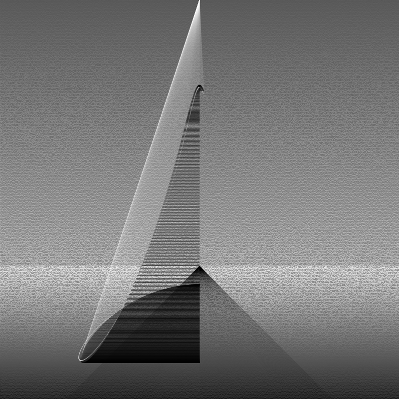 Meditating Lines #127 static NFT preview