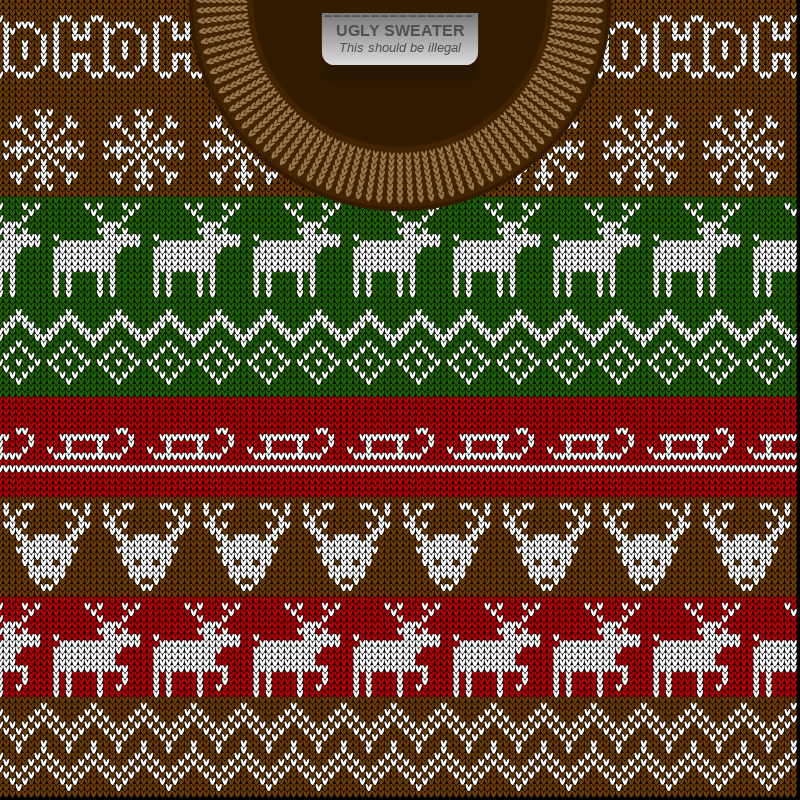 Ugly Sweaters #107 static token preview