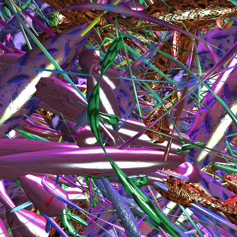 Prismatic Thickets #666 static NFT preview