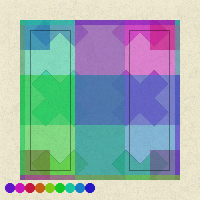 Polychromatic #62 static NFT preview