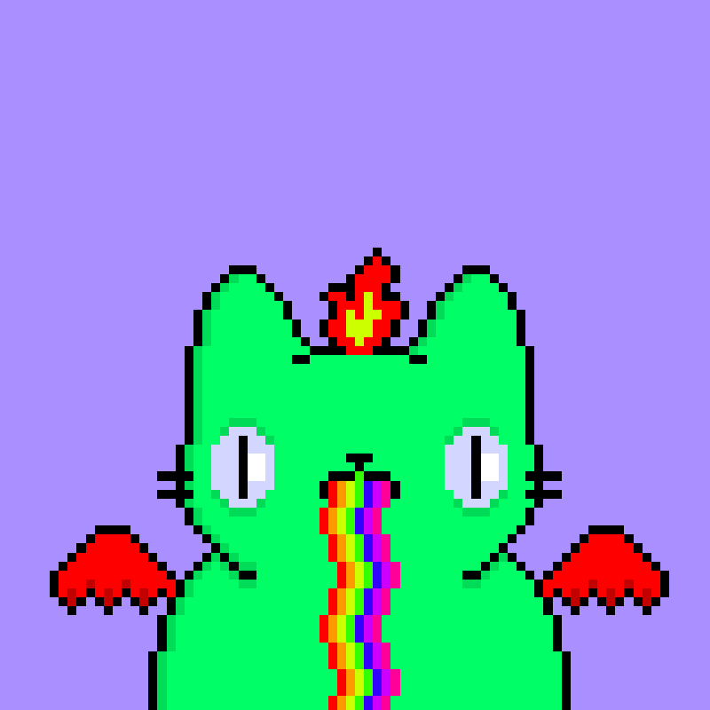 Totally Random Cats #82 static token preview
