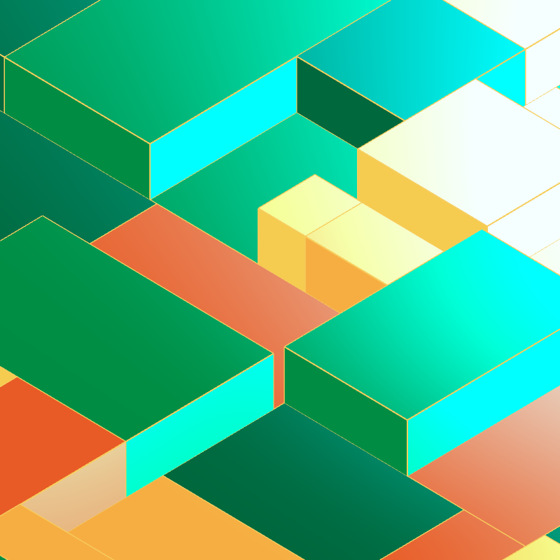 Geometric city #102 static NFT preview