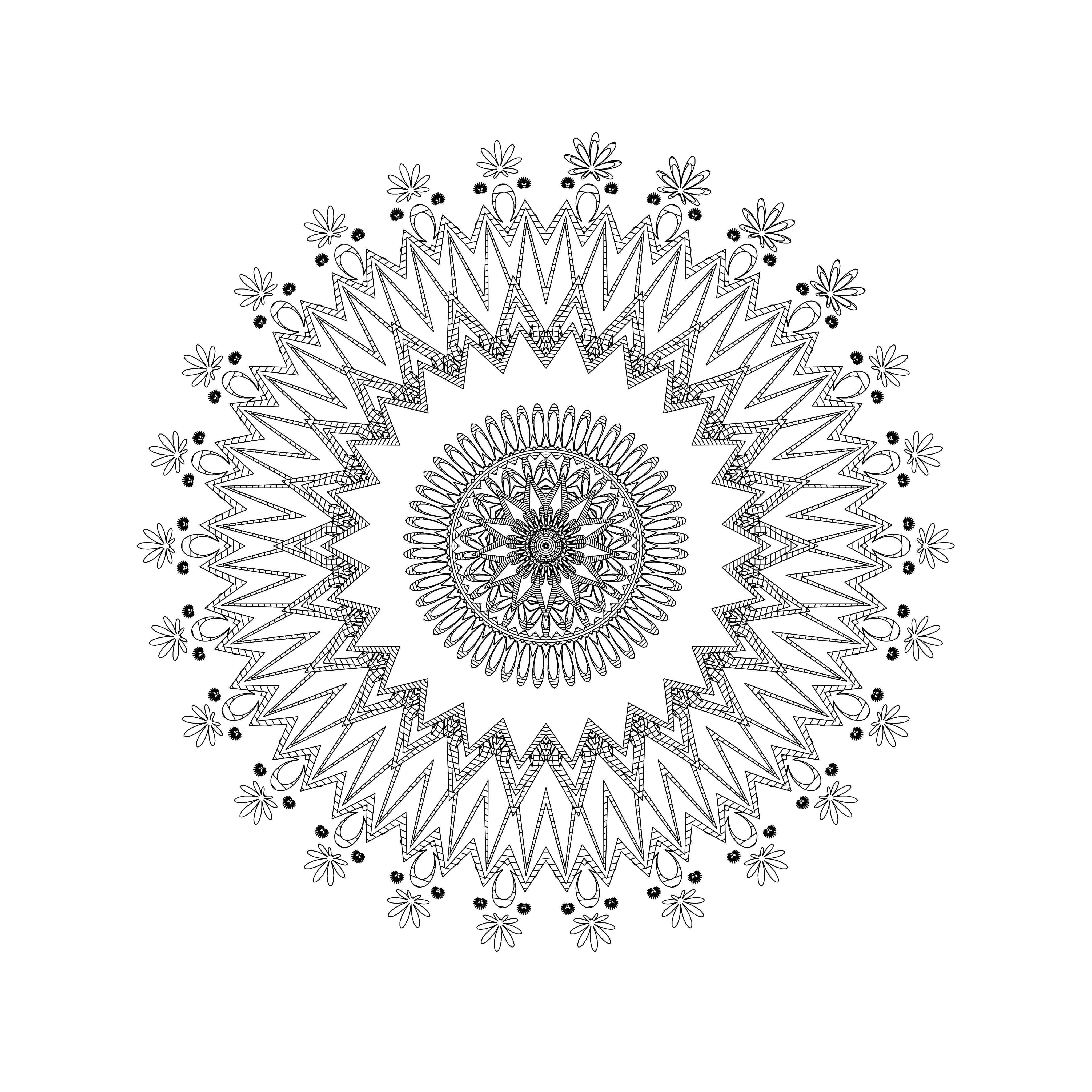 LL21 Mandala #200 static NFT preview