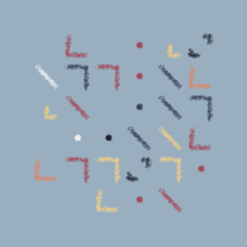 Calligraphic #113 static NFT preview