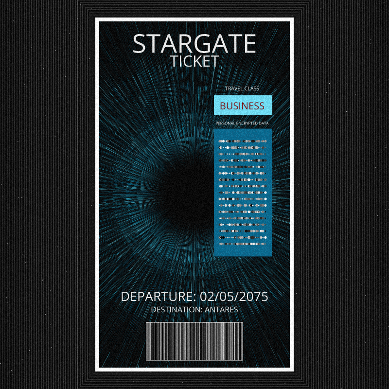 Stargate Ticket #20 static token preview