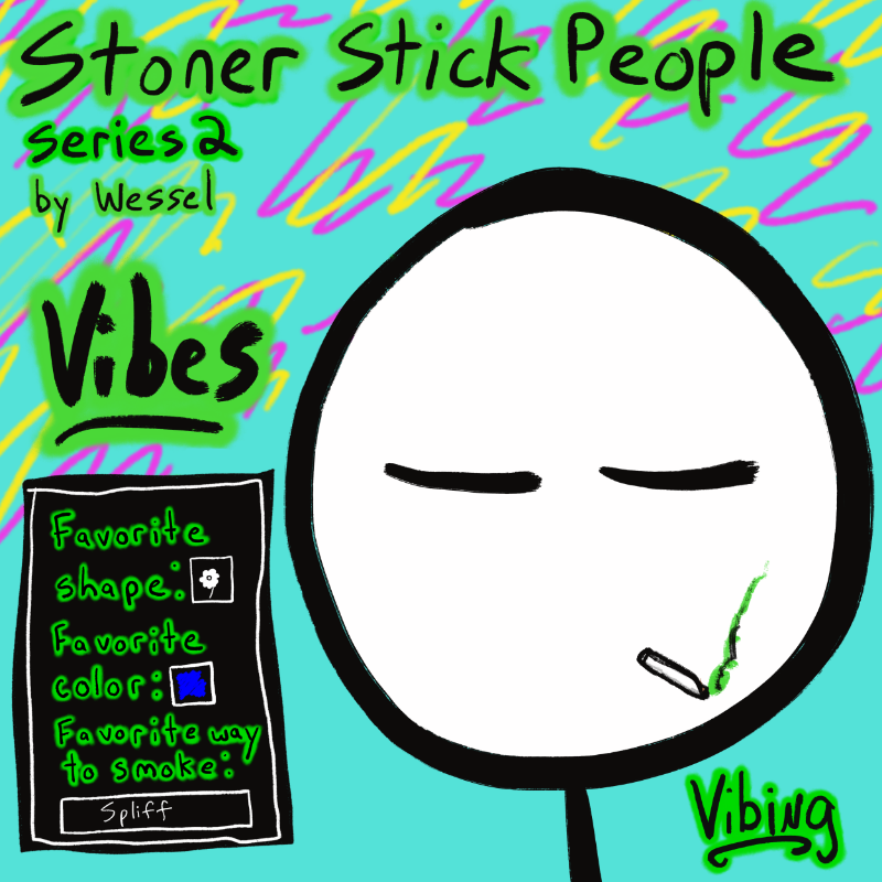 Stoner Stick People Series 2 #26 static token preview