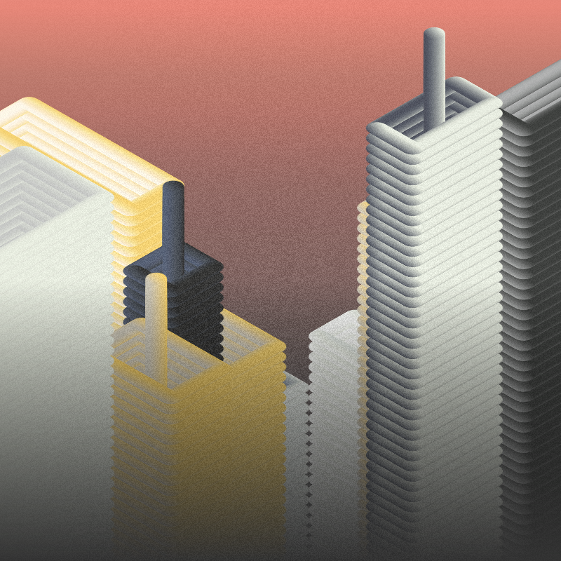 Radiator Towns #32 static NFT preview