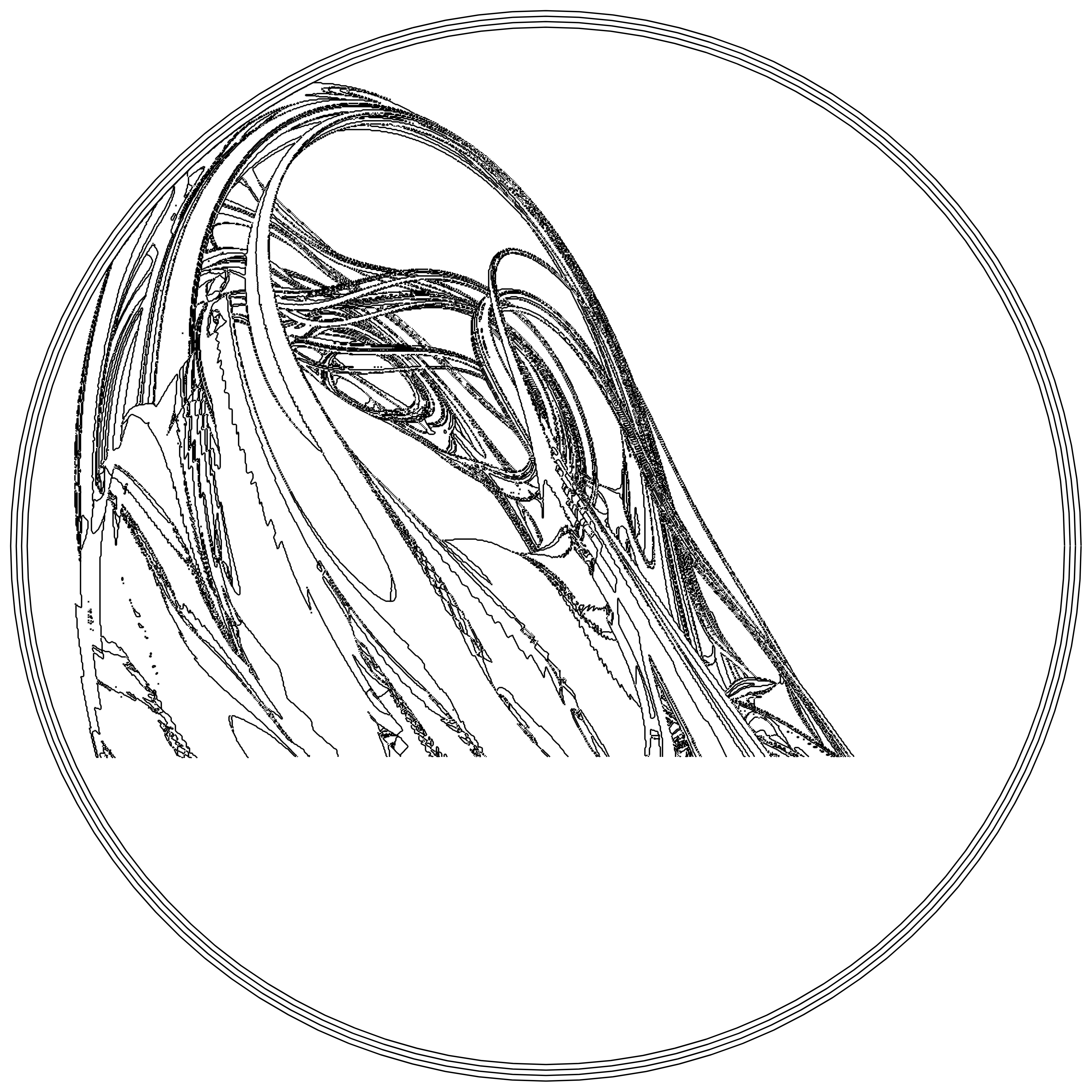 LL21 Fractal Contour #69 static token preview
