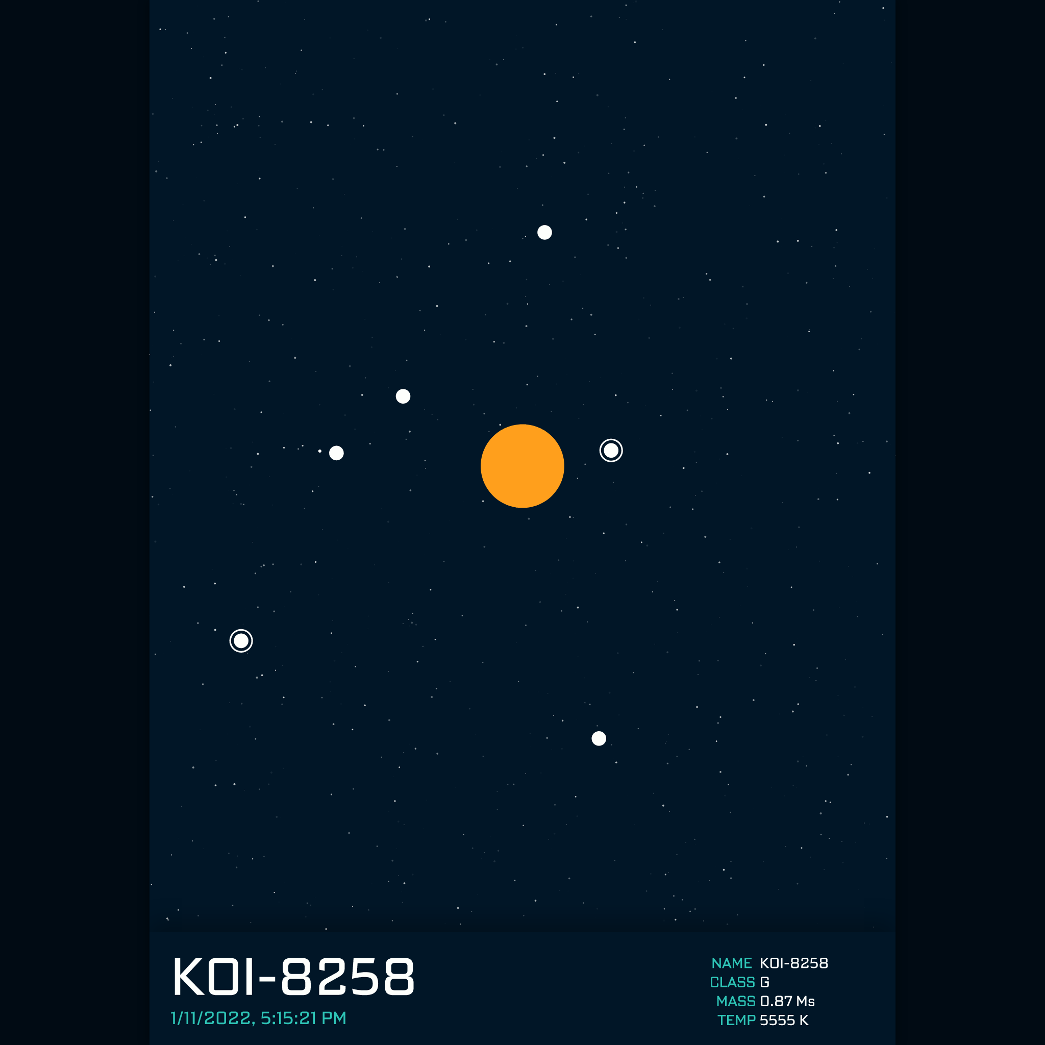 PLANETARY SYSTEM #23 static token preview