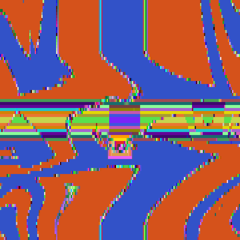 Pixel Flood #133 static NFT preview