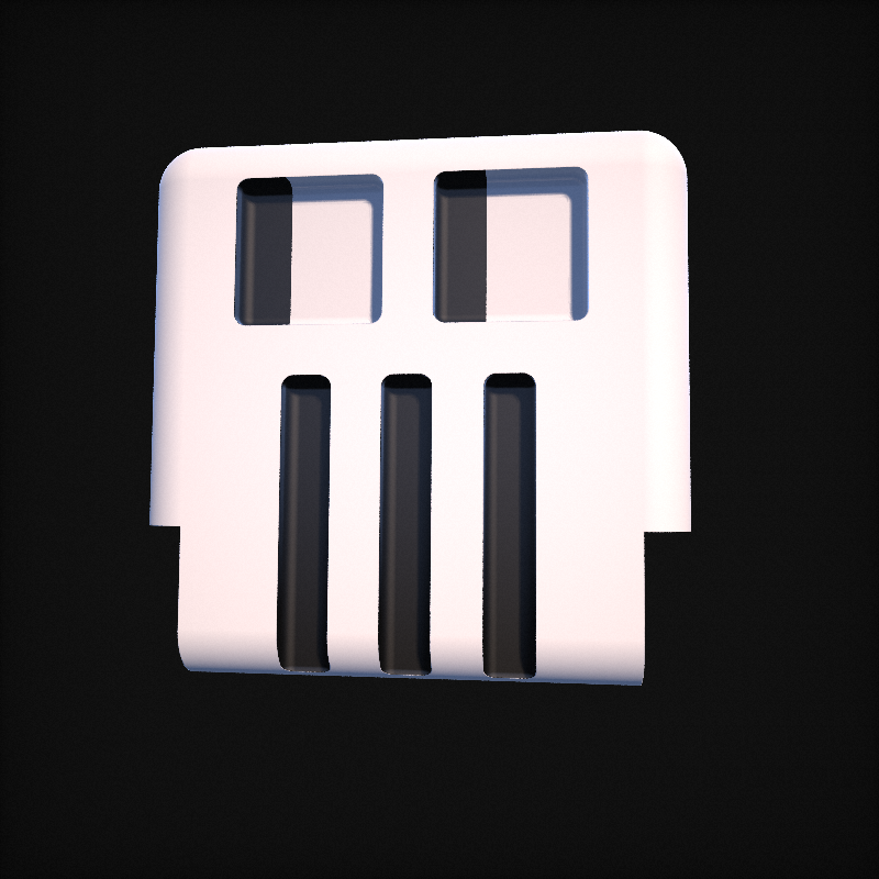 3D-SMOLSKULL #612 static NFT preview