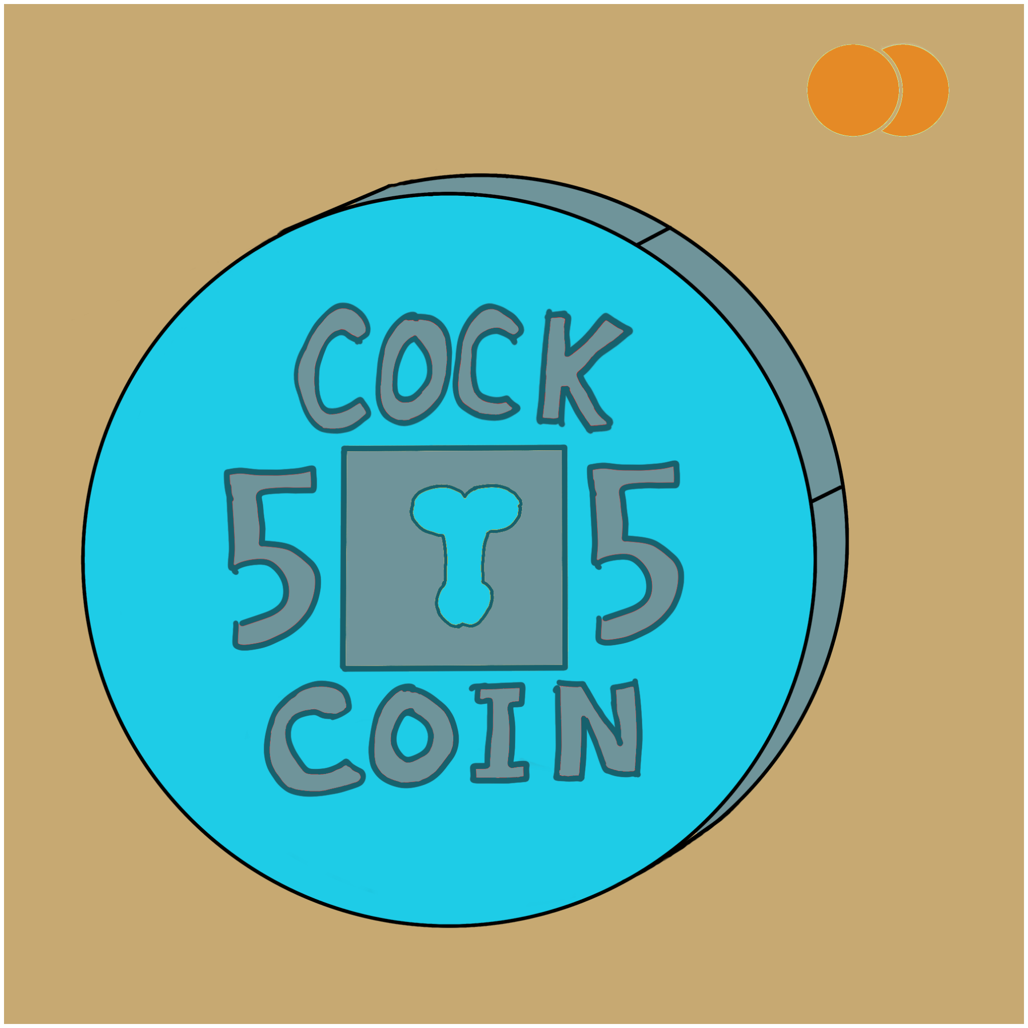 Cockcoins #27 static token preview