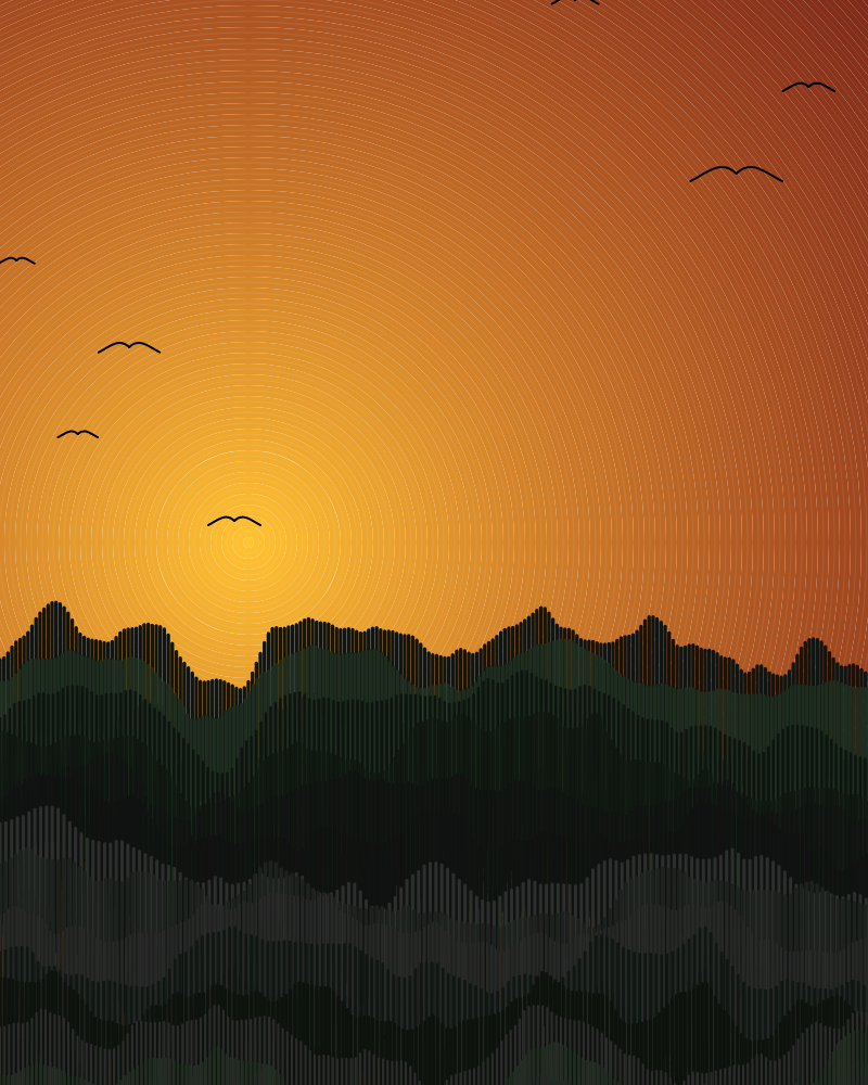 sunset #3 static token preview