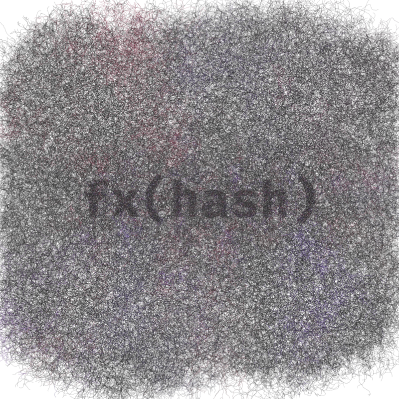 FXHASH Generative Logo #787 static token preview