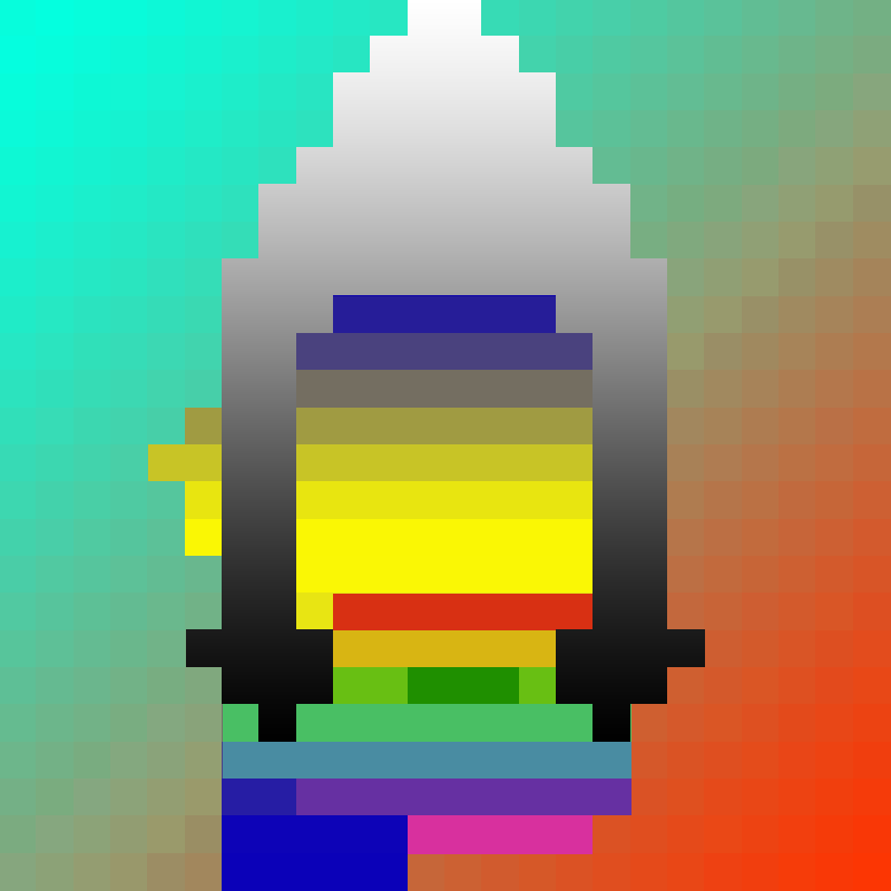 Gradient Punxs #15 static NFT preview