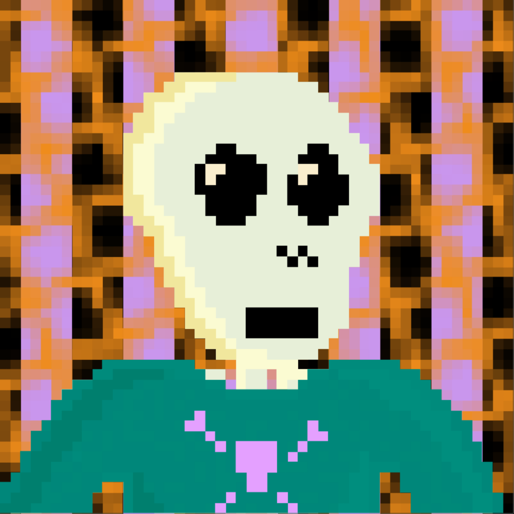 PIXEL SKULLETTI 1 #264 static token preview