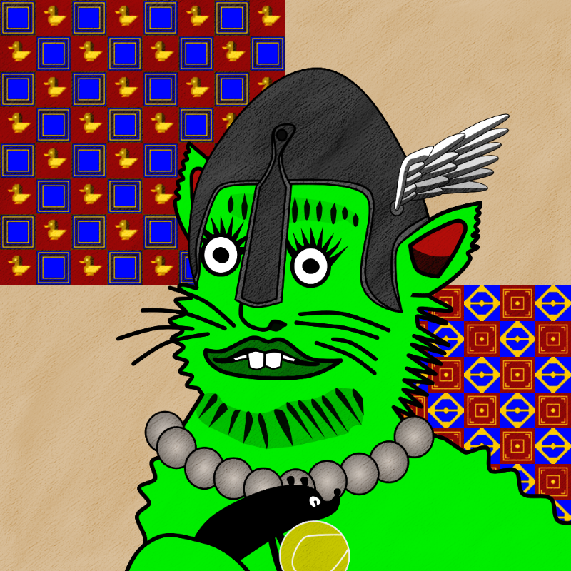 Famous Medieval Cat #29 static token preview