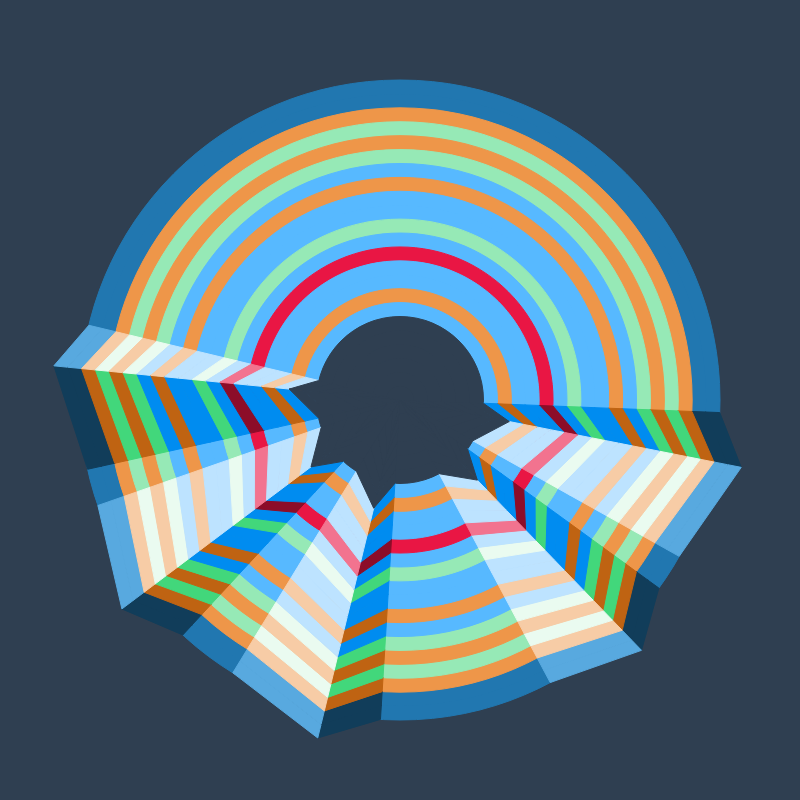 Folded Circle #32 static NFT preview
