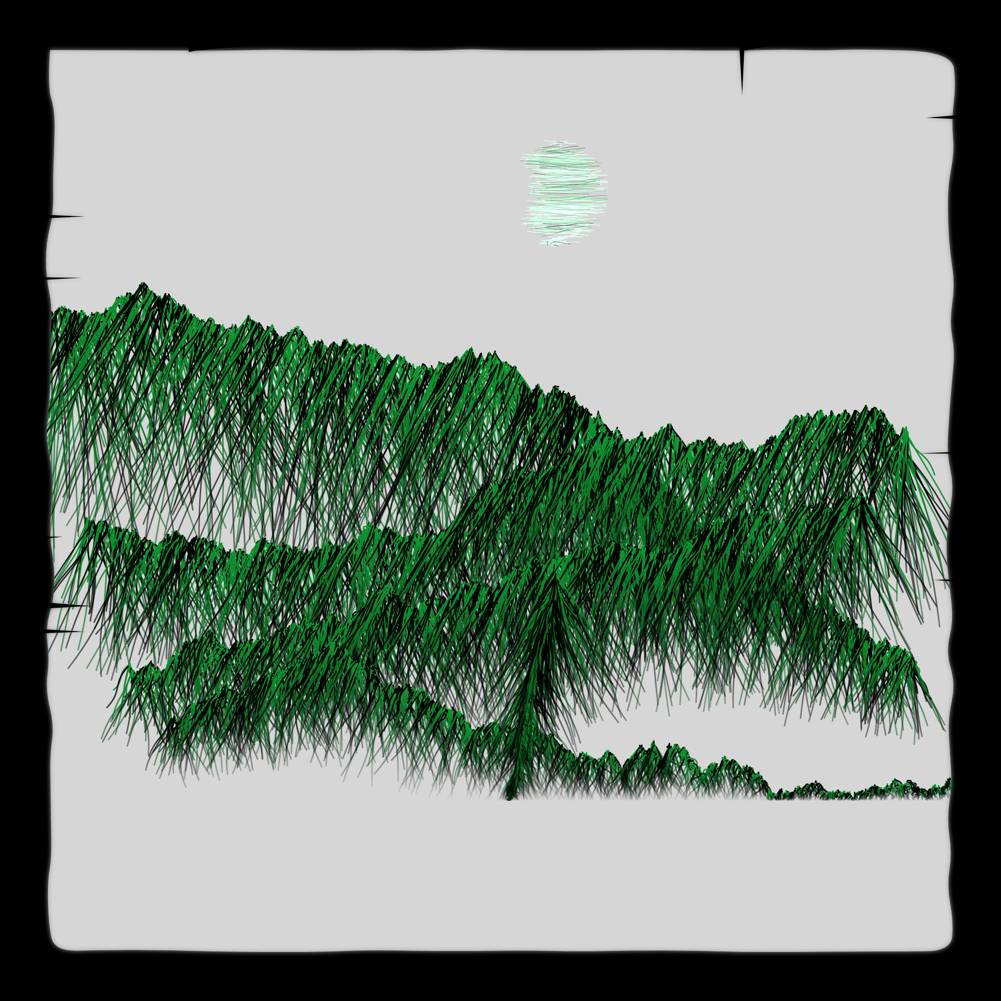 Misty Mountains #106 static token preview