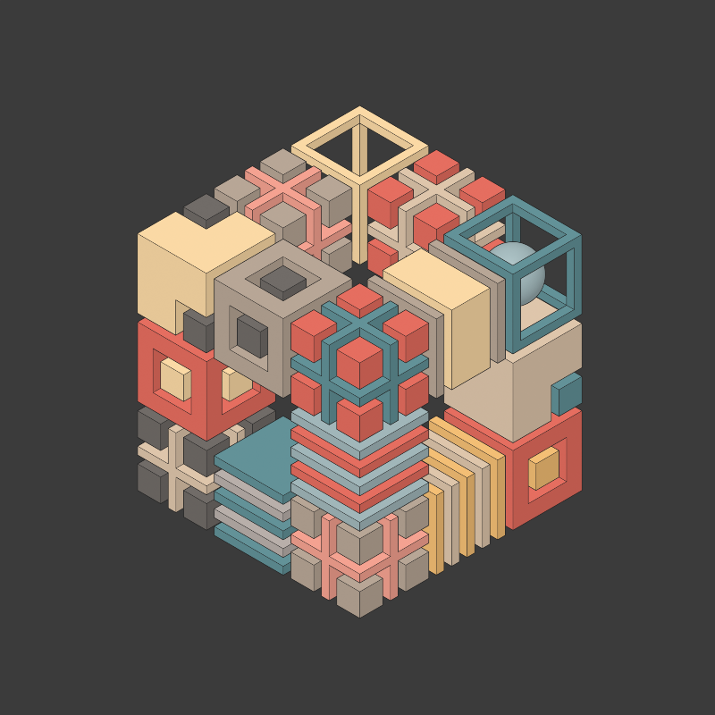 Chroma-Cube #321 static NFT preview