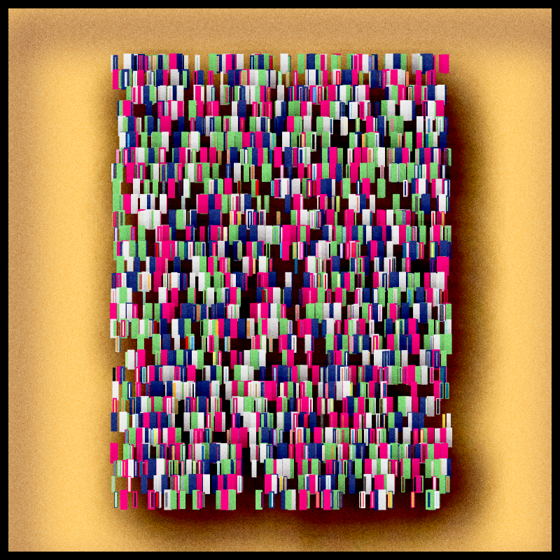 Floating Bookshelves #182 static NFT preview