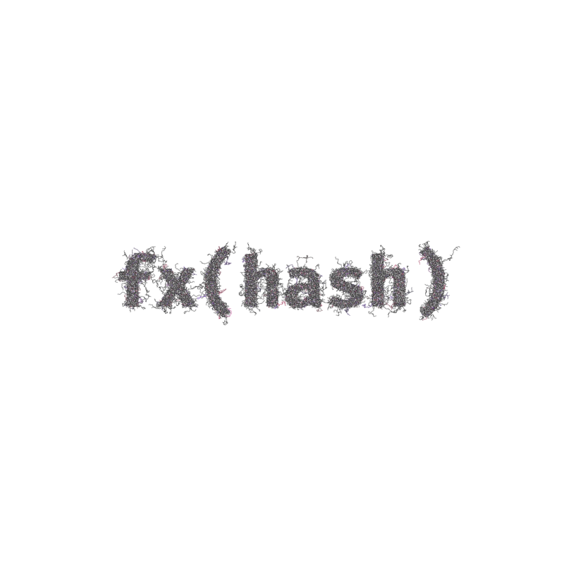 FXHASH Generative Logo #753 static token preview