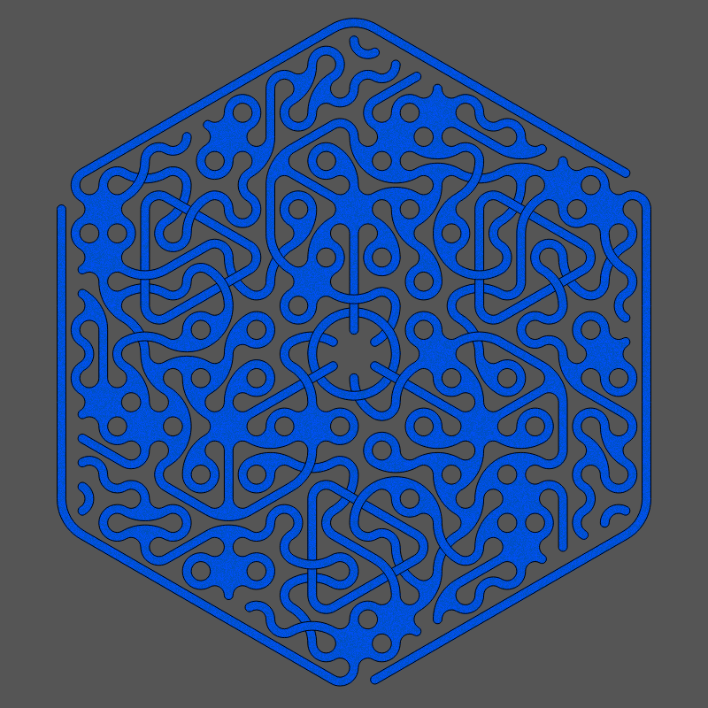 Threefold Symmetry - Dark Variations #45 static NFT preview