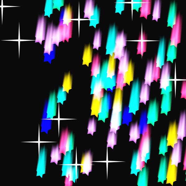 Shooting stars #16 static NFT preview