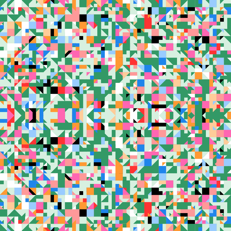 Patchwork Geometry #184 static NFT preview