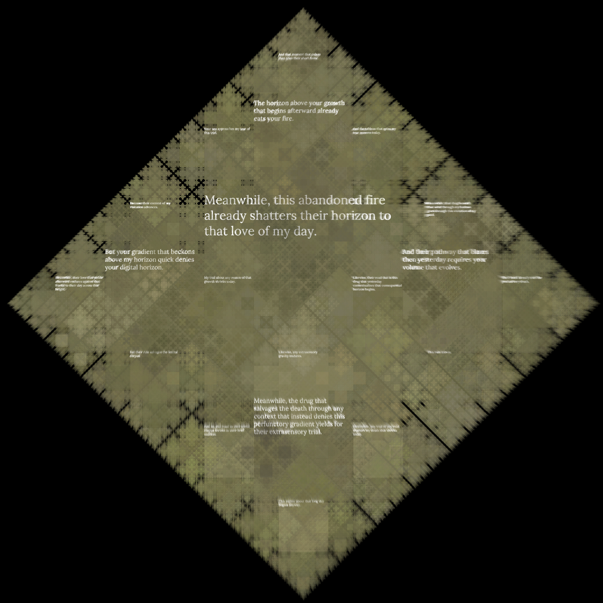Diamond Fractal Fire #93 static NFT preview