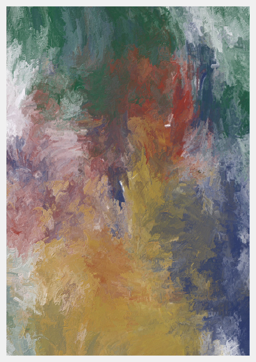 Paysages chromatiques B #52 static NFT preview