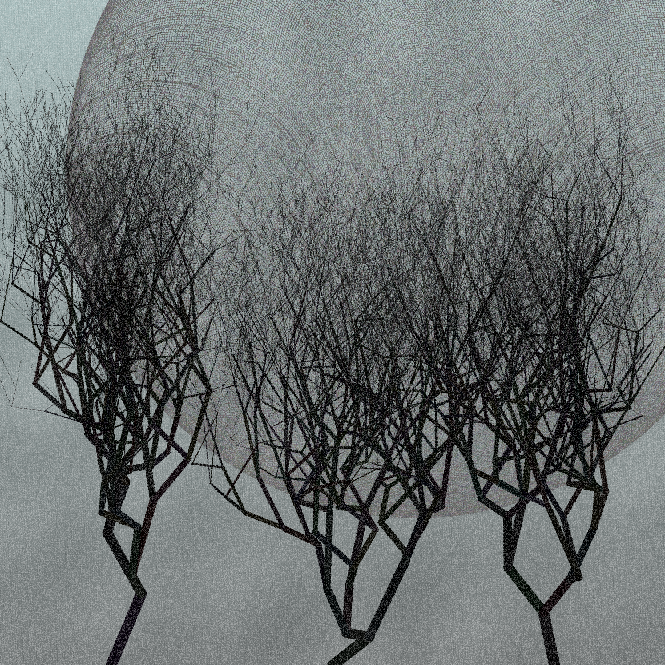 Three dead trees on earth #52 static token preview