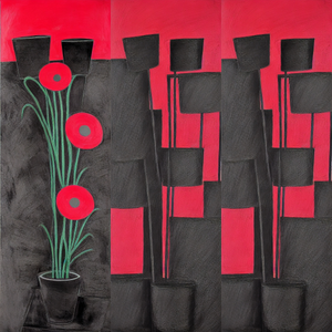 Cubism Flowers project preview