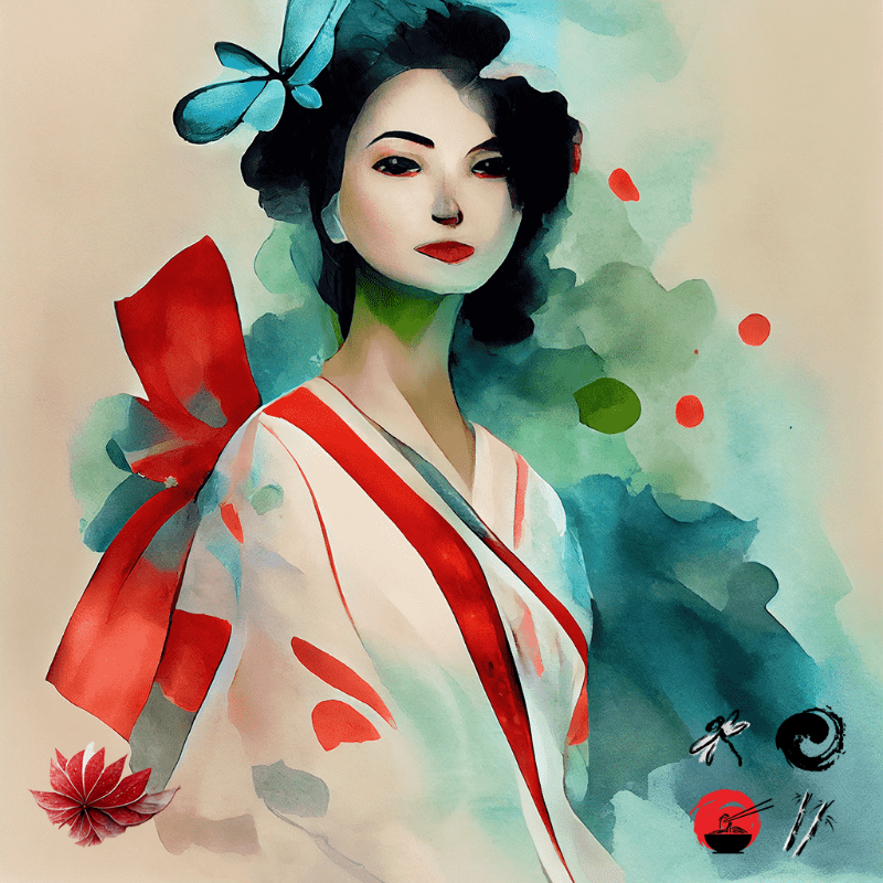 Ocean Geisha #17 static token preview