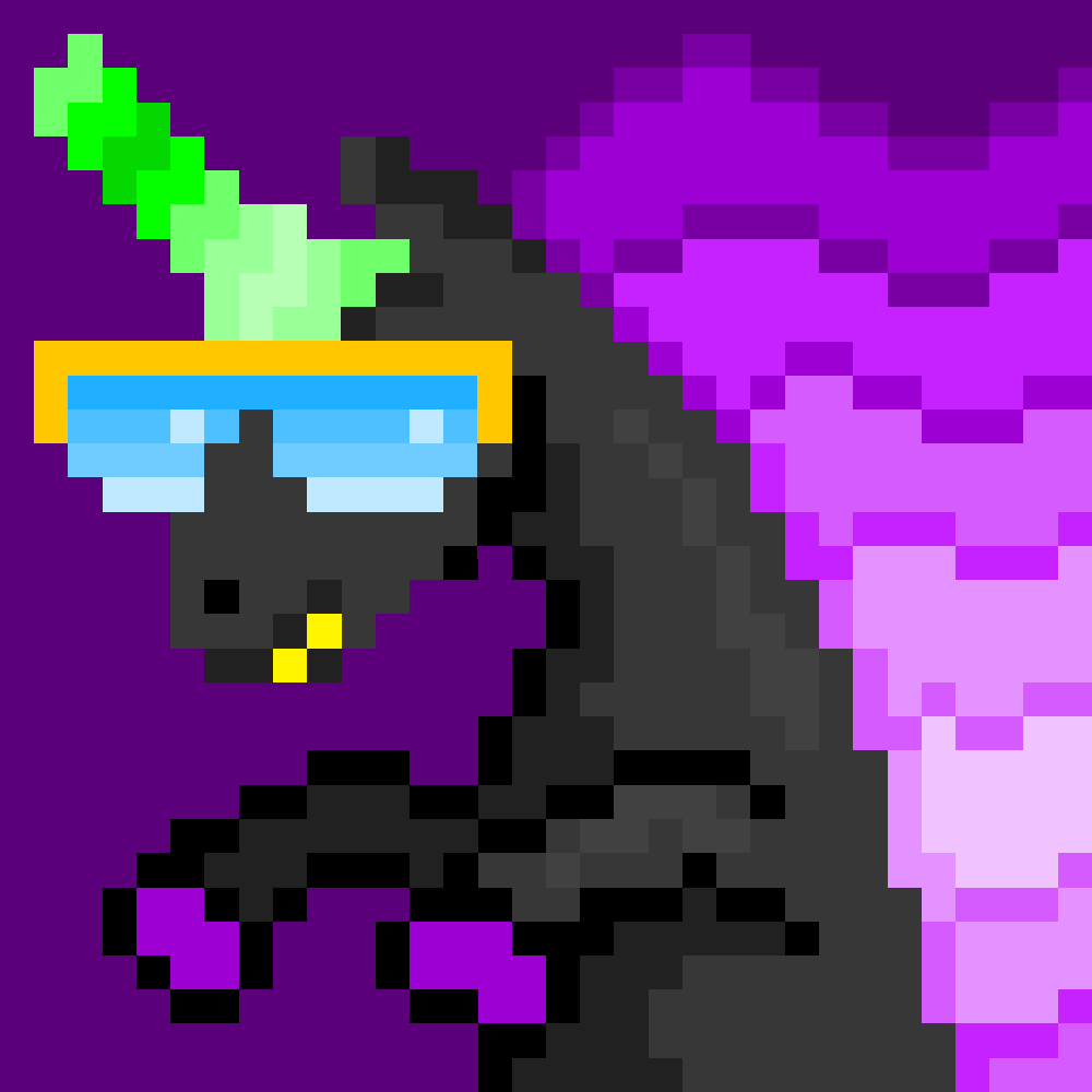 Unicorn #3021 static NFT preview