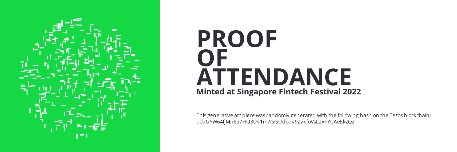 SFF2022 Proof of Attendance Token #1894 static token preview