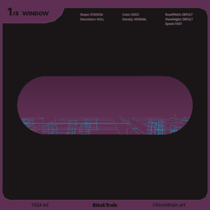 BlockTrain Window #285 static NFT preview
