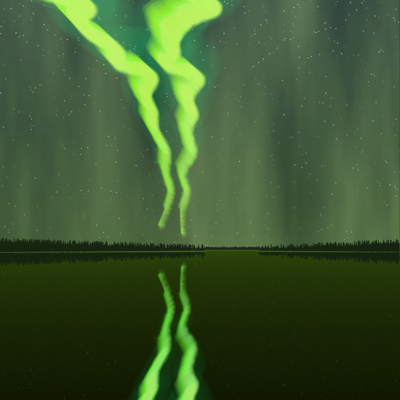Aurora Borealis #74 static token preview