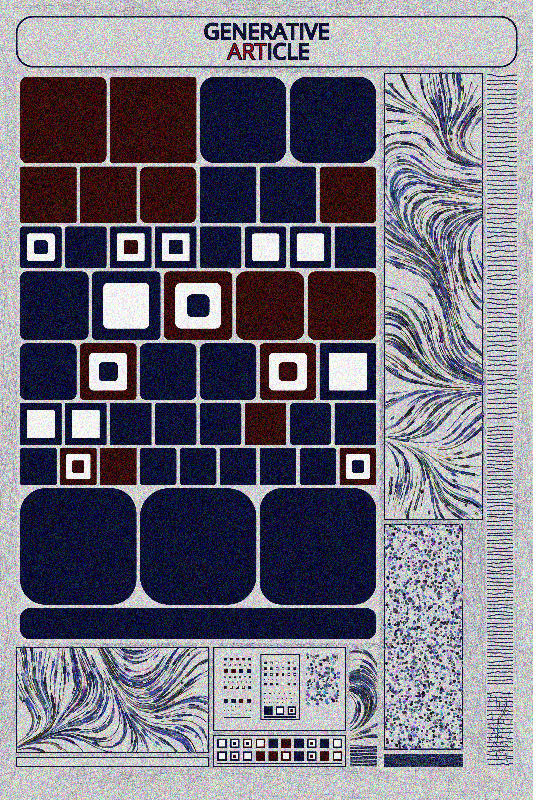 Generative ARTicle #17 static token preview