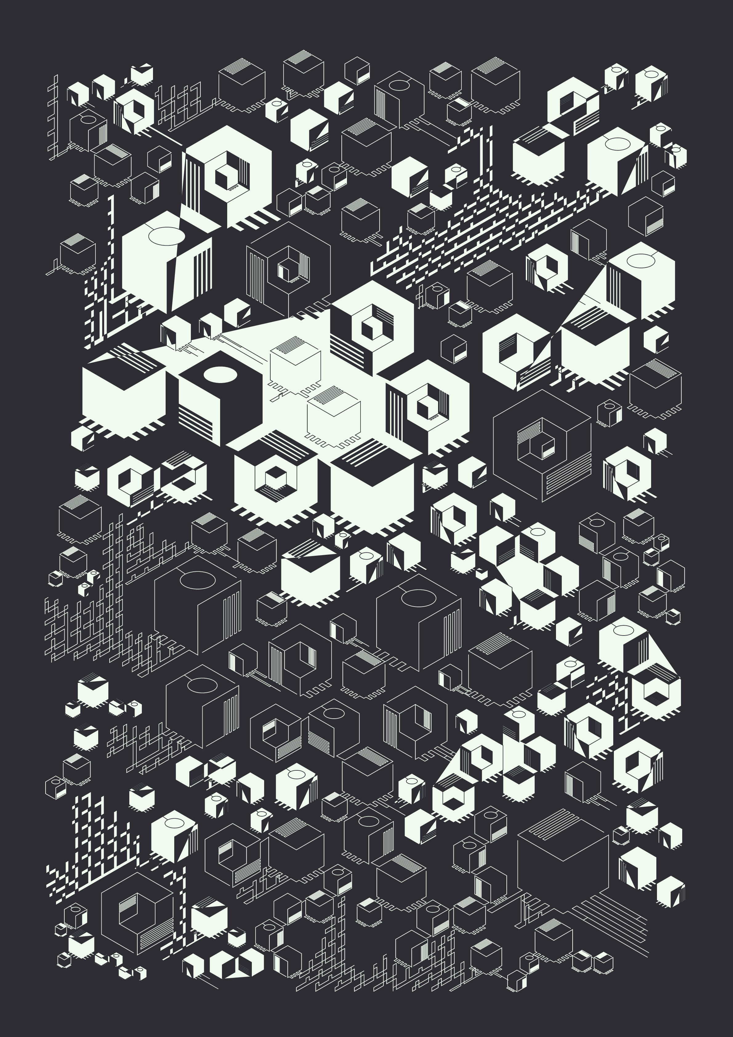 Self-healing concrete #118 static NFT preview