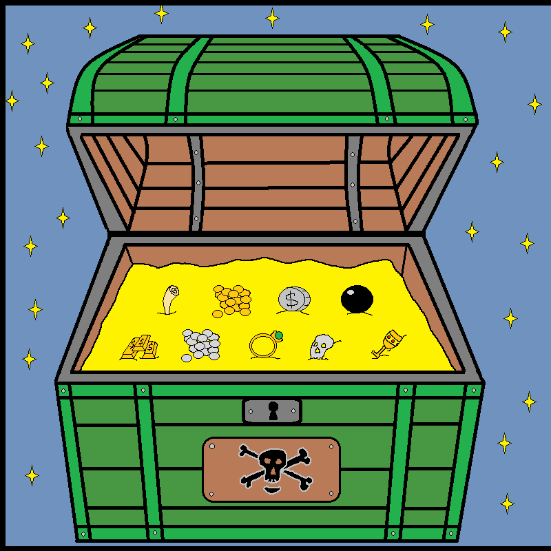 Treasure loot box #51 static token preview