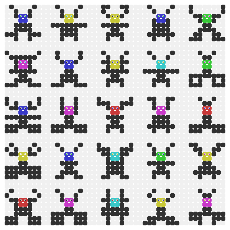 8x8 Pixel Creatures #110 static token preview