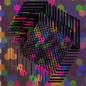 Geoform PlotterMix #18 static NFT preview